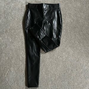 Loft faux leather leggings.